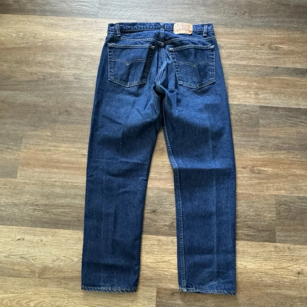 VTG Levi's 505xx‎ Made In USA Blue Medium Dark Wash Jeans Sz 38x31